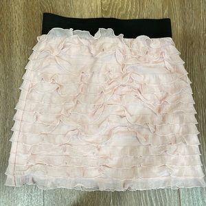 Ruffle tiered skirt